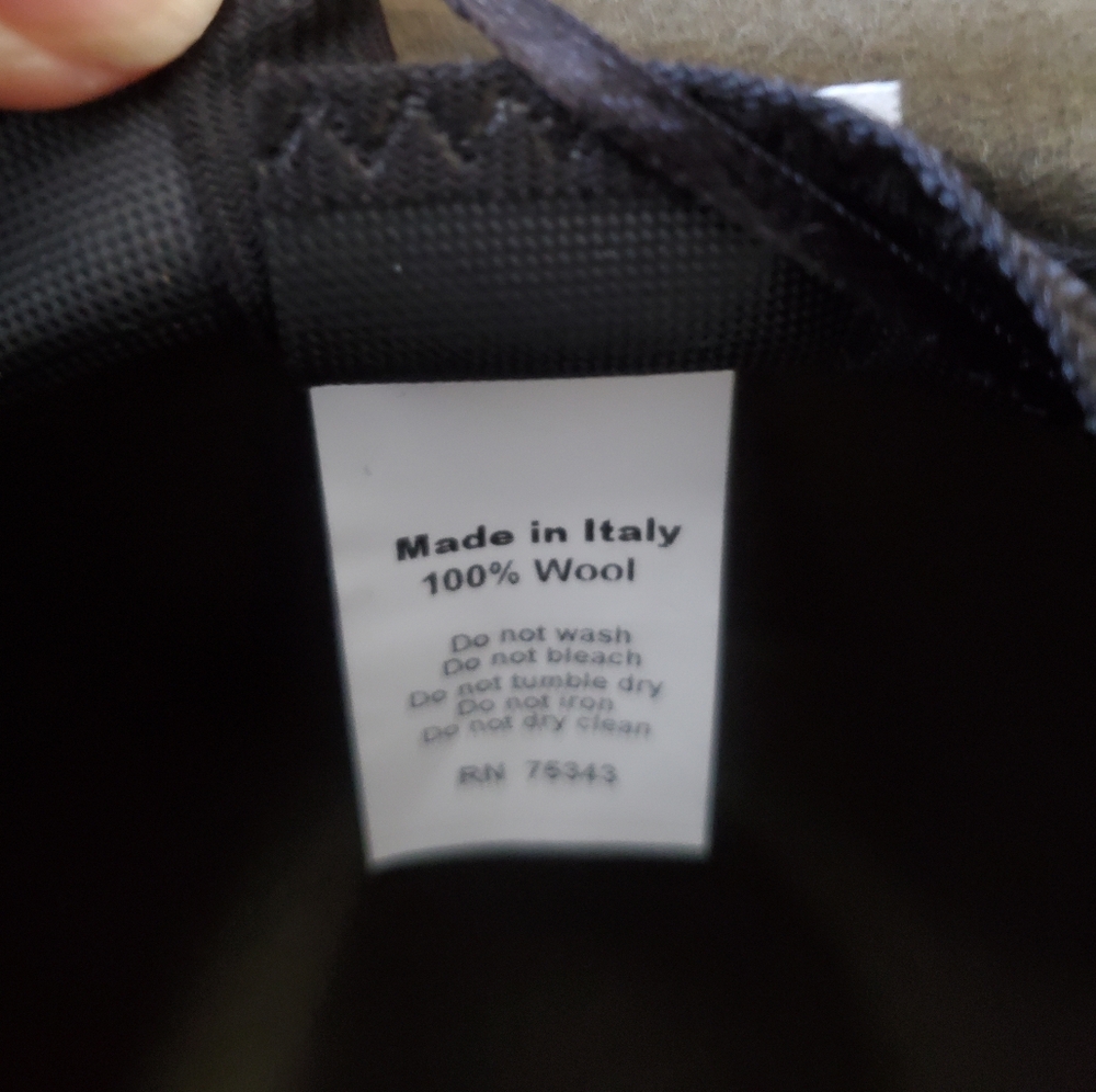 Gelso Bianco Firenze Hats ( Brown & Light Black) 100% Made in Italy - Picture 6 of 15